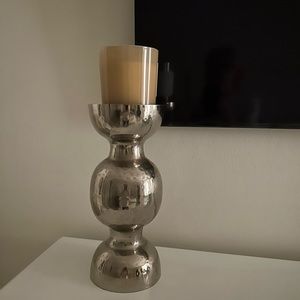 Silver Candle Stand